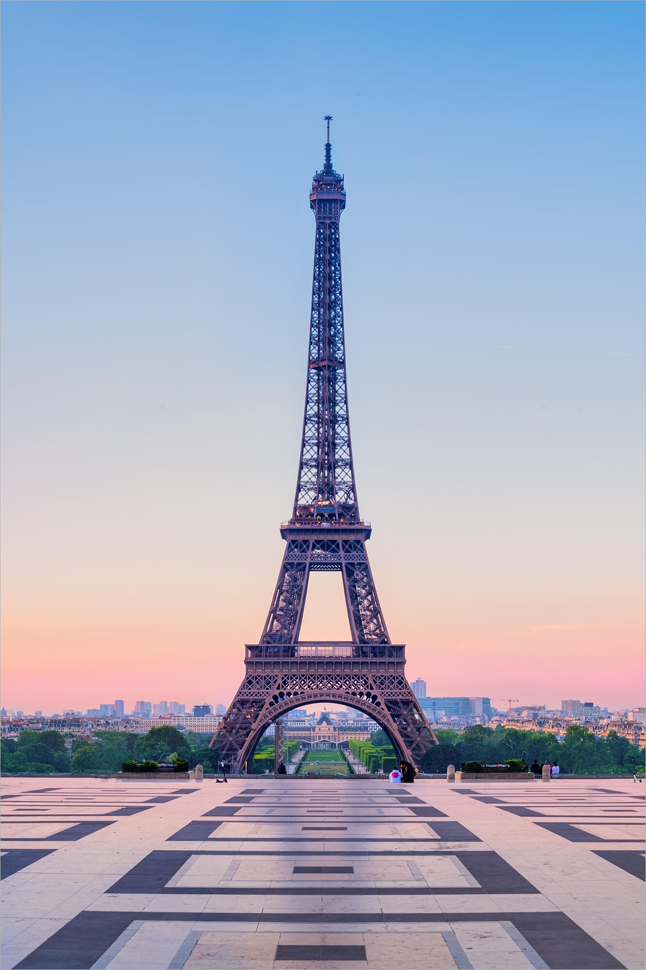 Wandbild Paris Eiffelturm Leinwand Ausführung x 30 Grösse am Canvas 40cm Morgen (2:3)