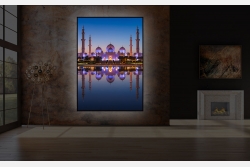 Wandbild Abu Dhabi Moschee Ausführung Grösse 30 Canvas Zayid x Scheich 40cm (2:3) Leinwand