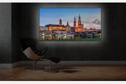 an o. Wandbild (2:1) Leinwand der Dresden Canvas Ausführung Grösse 30cm Elbe 60 Küchenrückwand x