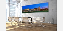 Als Wandbild im Büro als Glas oder Leinwandbild oder Acrylglasbild und LED Leuchtbild erhältlich