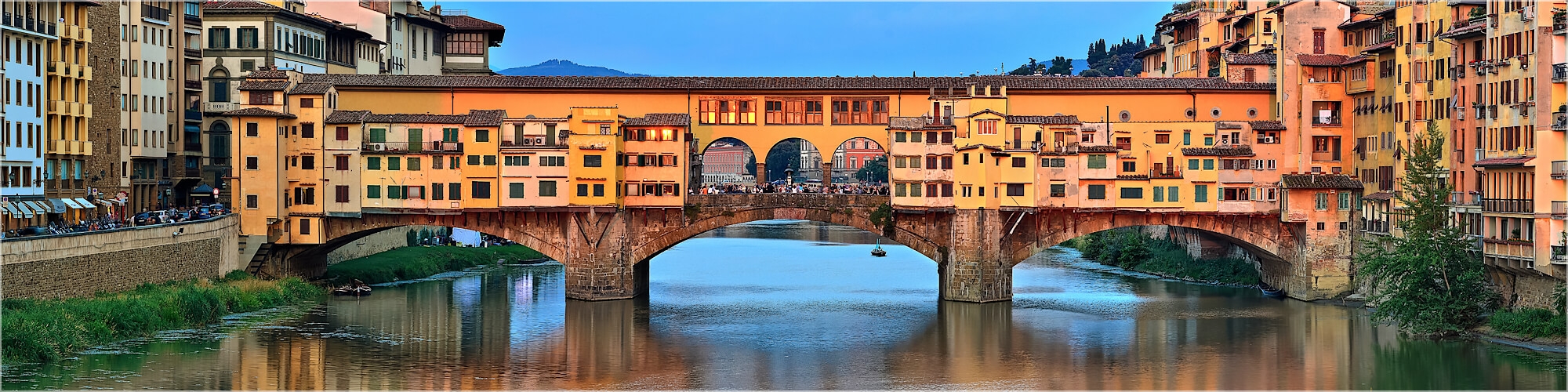 Florenz o. Küchenrückwand Grösse Ponte Vecchio Ausführung x Leinwand 30cm Canvas 120 Brücke (4:1) Wandbild