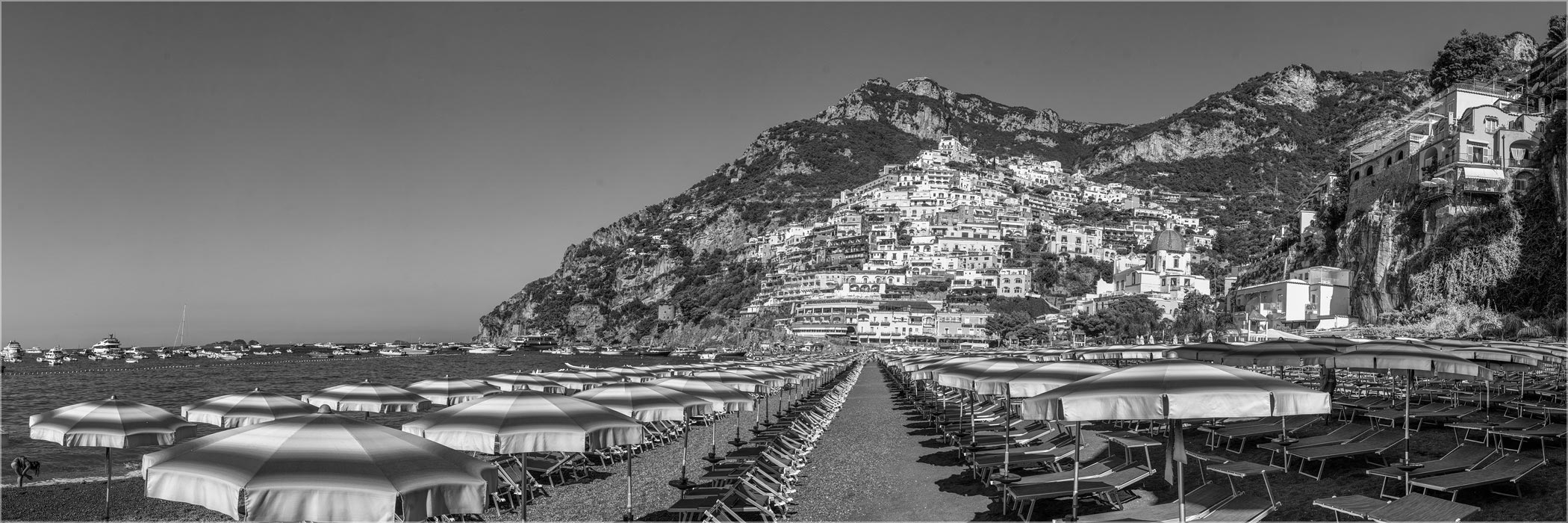 Wanddeko o. Küchenrückwand Italien Amalfi Strand x mit 120 (3:1) Canvas Küste Positano Grösse Ausführung 40cm Leinwand