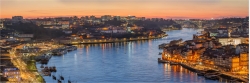 Panoramafoto Portugal Porto über dem Duoro Fluss