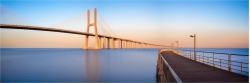 Panoramafoto Portugal Lissabon Vasco da Gamma Brücke